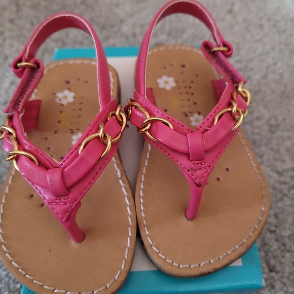 Carole Little Infant Girls 5 Sandals Fuschia - Picture 3 of 9